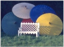 Garden Umbrellas - Oriental Waterproof Cotton Umbrellas