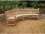 Garden Furniture - Audley Curved Seat