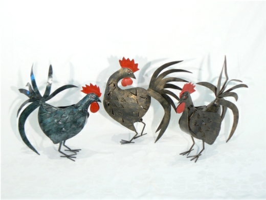 Garden Candle Lanterns - Cockerel