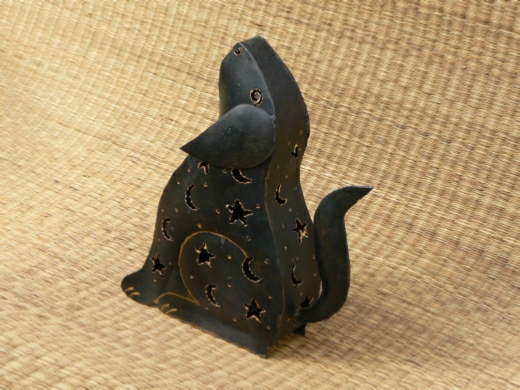 Garden Candle Lanterns - Moongazing Dog