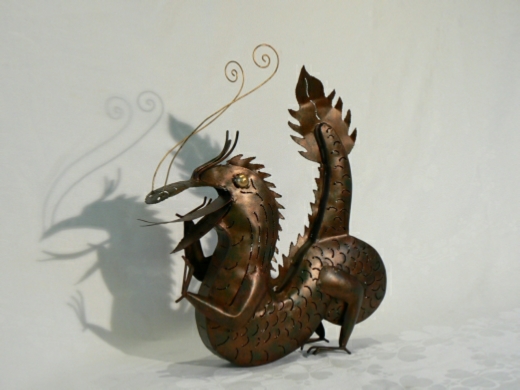 Garden Candle Lanterns - Large Dragon