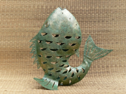 Garden Candle Lanterns - Fish Upright