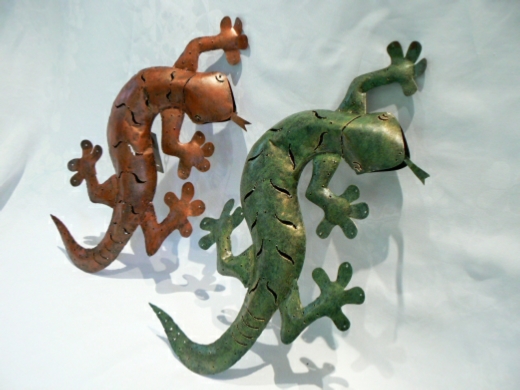 Garden Candle Lanterns - Lizard