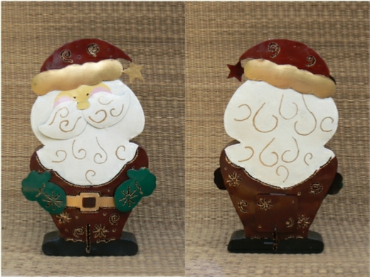 Garden Candle Lanterns - Santa Claus