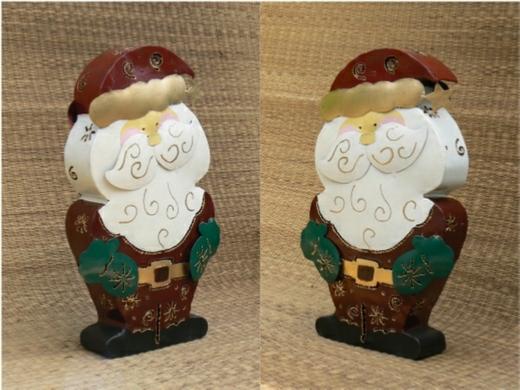 Garden Candle Lanterns - Santa Claus