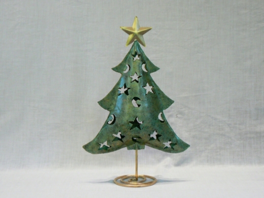 Garden Candle Lanterns - Christmas Tree