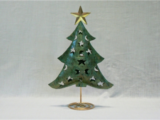 Garden Candle Lanterns - Christmas Tree