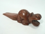 Wooden Hippo Doorstops