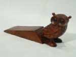 Wooden Owl Doorstops