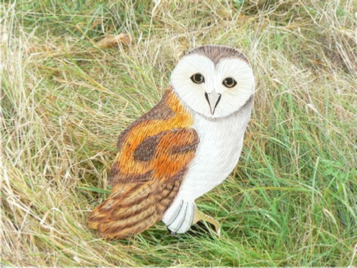 Garden Gift - Barn Owl, garden ornament