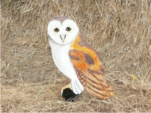 Garden Gift - Barn Owl, garden ornament