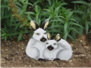 Garden Gifts - White Rabbit Babies, garden ornament