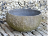 Stone aquariums, made from boulder stones